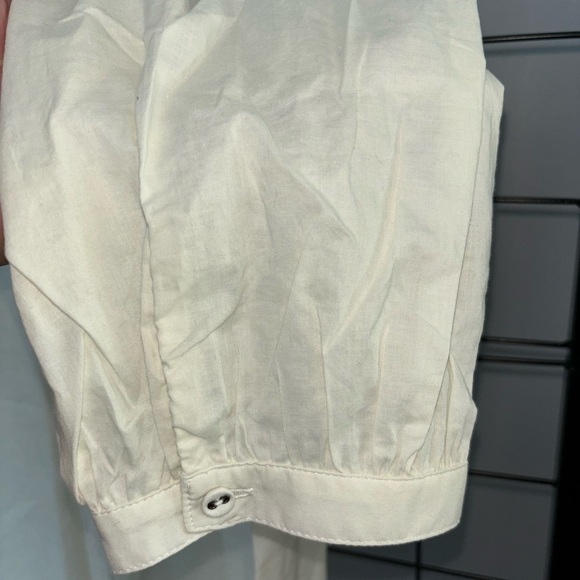 Joie Vesta Pintucked Porcelain Cotton Long Sleeved Button Down Blouse NWT - Picture 10 of 10